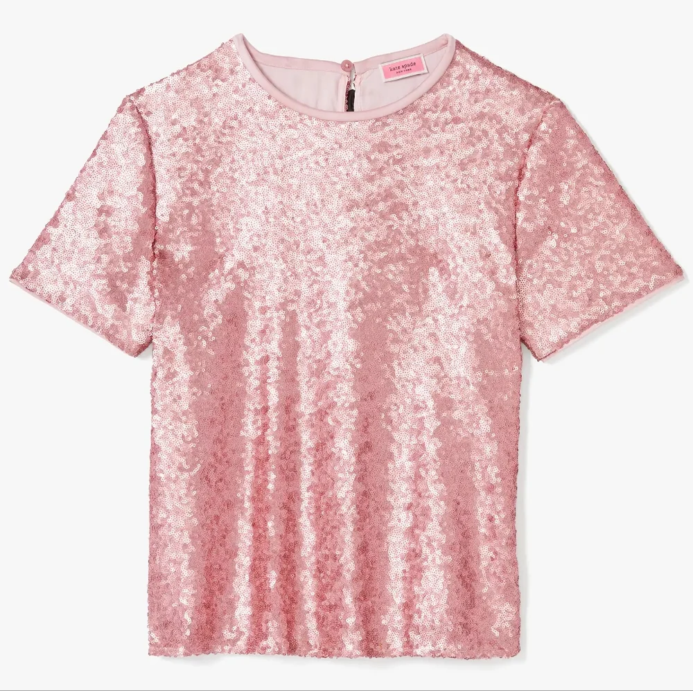 kate spade sequin bow back top Sz Medium NWOT - Picture 2 of 6